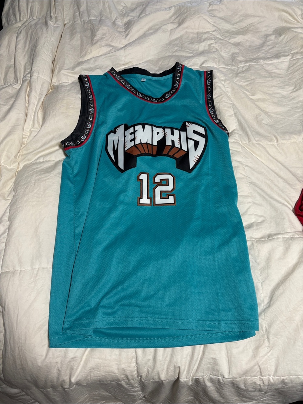 Ja Morant Teal Basketball Jersey - Number 12